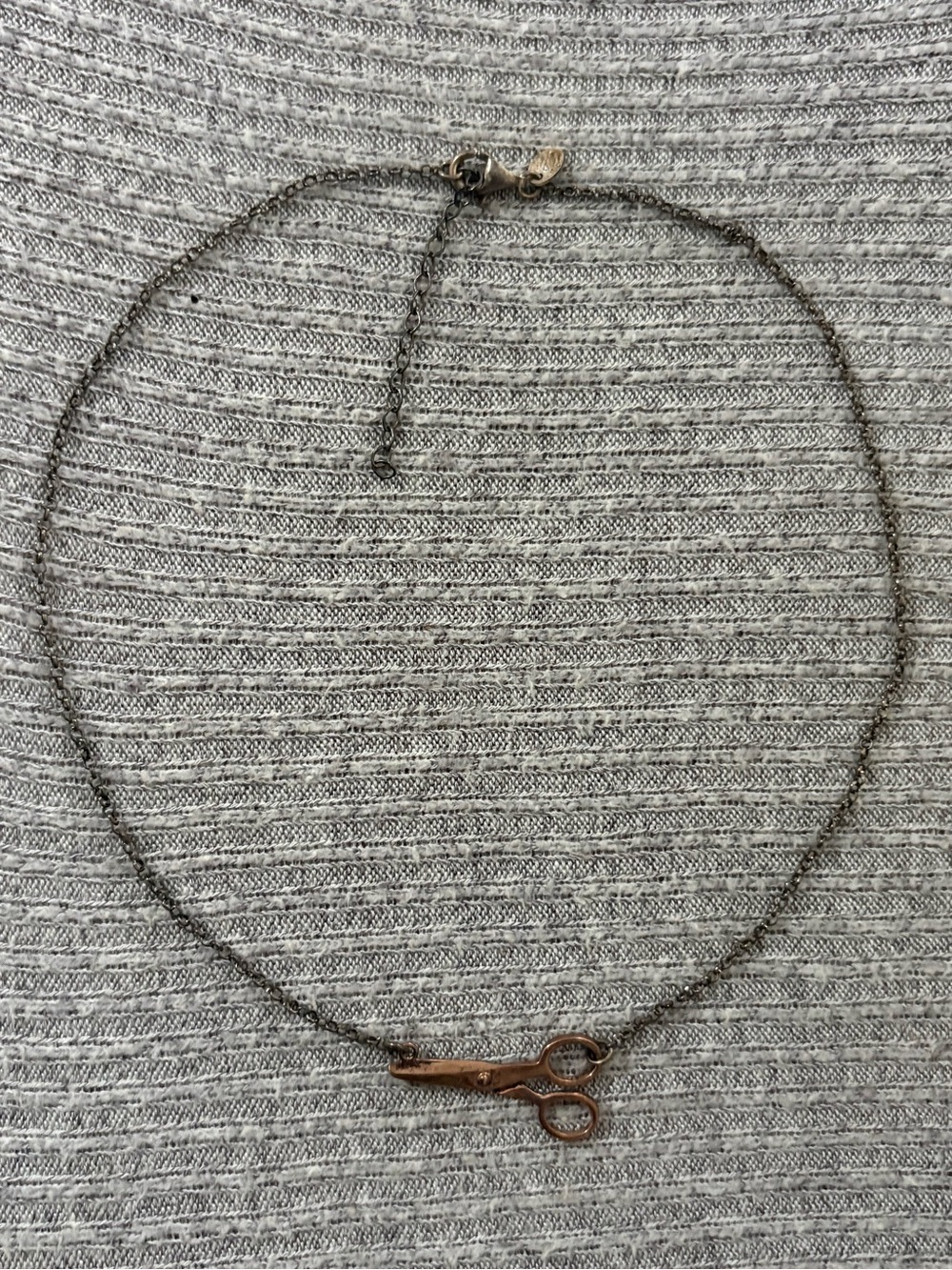 Vintage Dyadema 925 Italy marked silver adjustable chain necklace